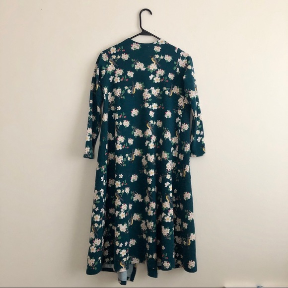 LuLaRoe Robin/Bird Print Duster - Picture 7 of 8